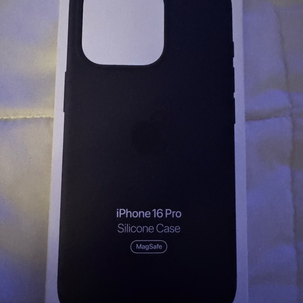 iPhone 16 Pro Black Silicone Case